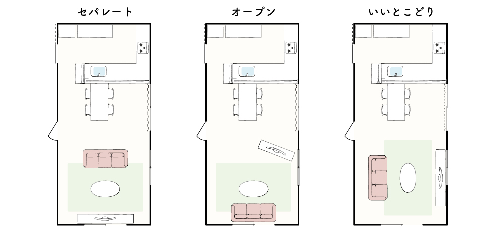 和室とローソファでくつろぎ空間に