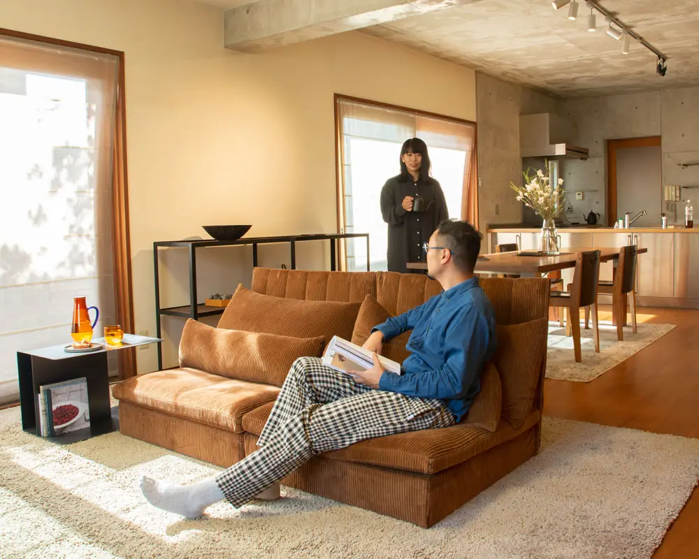 ハイバック ローソファ かこみソファ