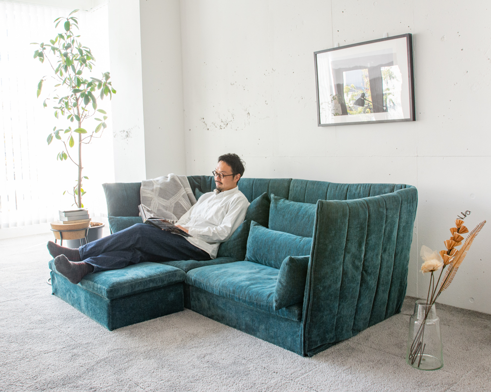 ハイバック ローソファ かこみソファ