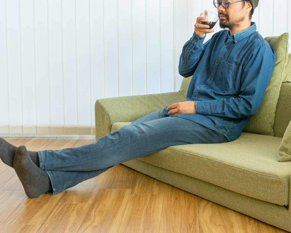 カスタマイズローソファ、つみきソファ画像