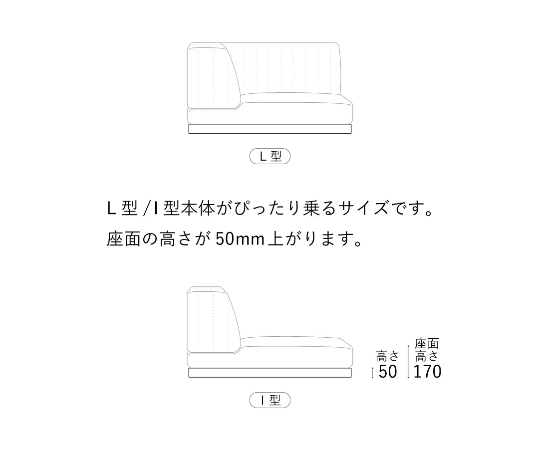 つみきソファオプショングッズ、サポートフレーム画像