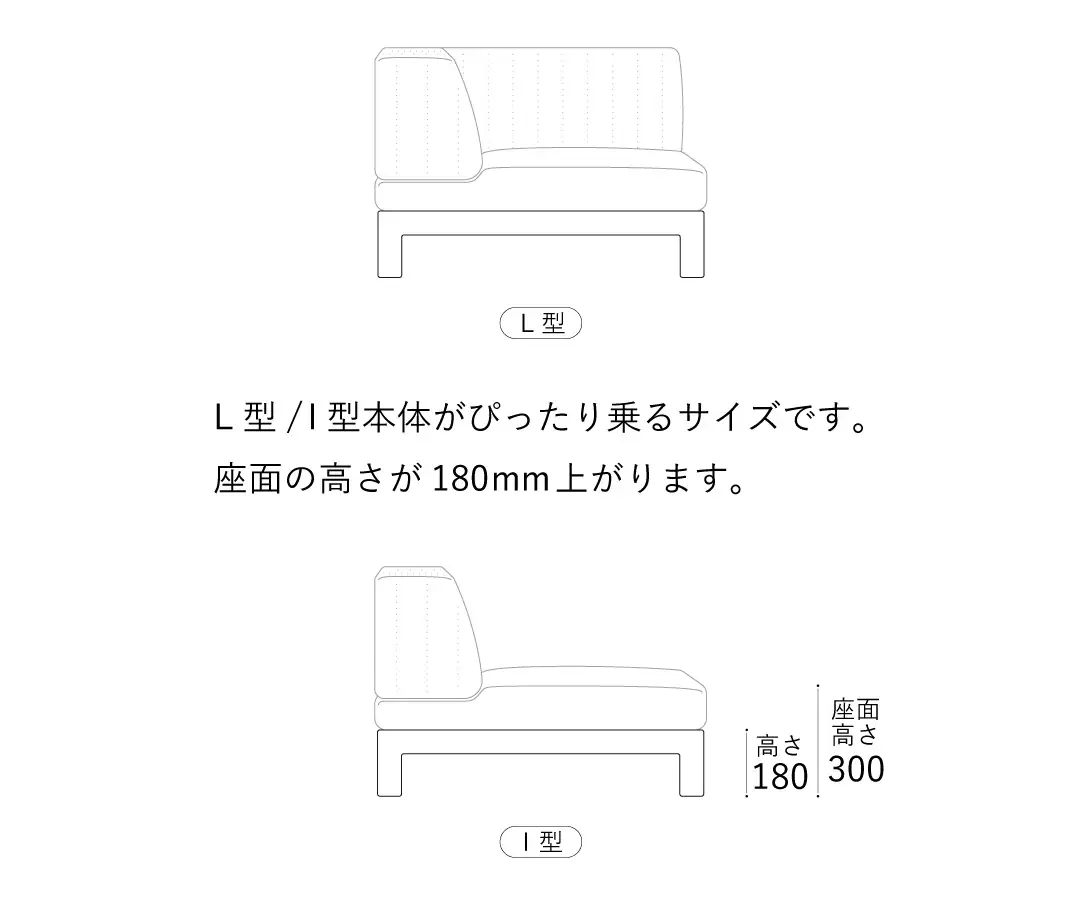 ピカソソファオプショングッズ、ウッドベース画像