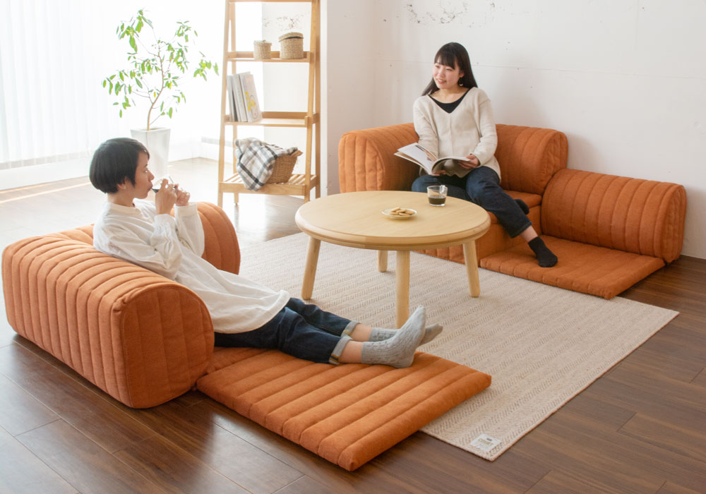 こたつや和室、畳にも合わせやすいローソファー「SKIP 1 MINI SOFA