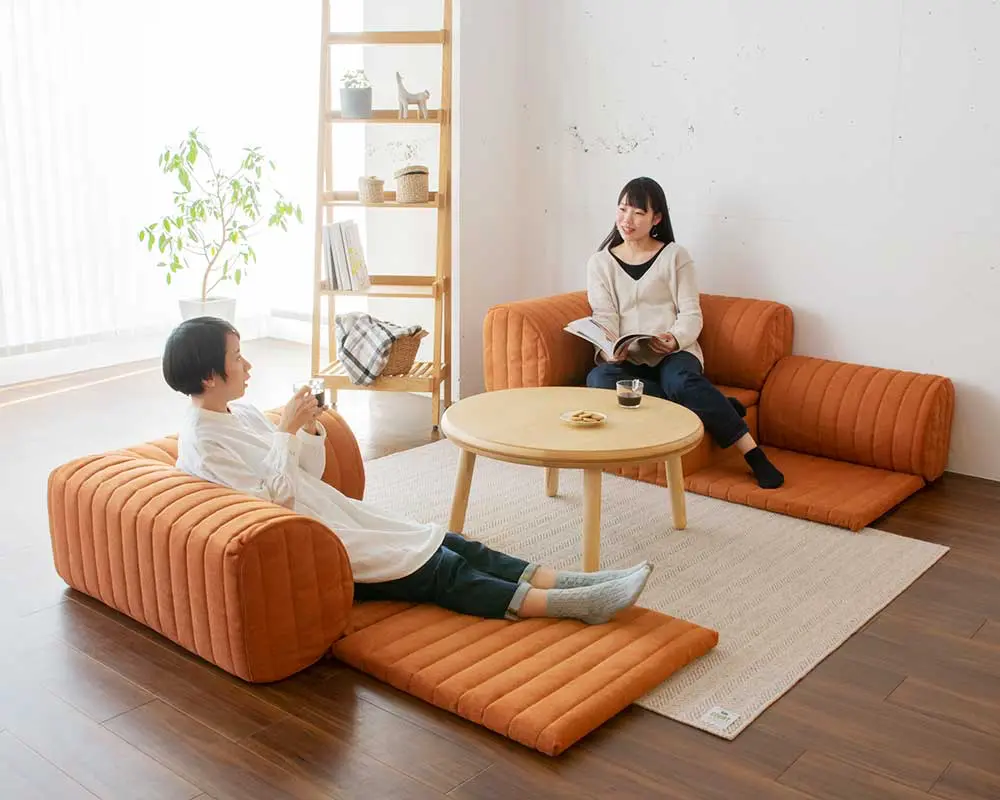 スキップ1ミニソファ 組み合わせ自由なローソファ