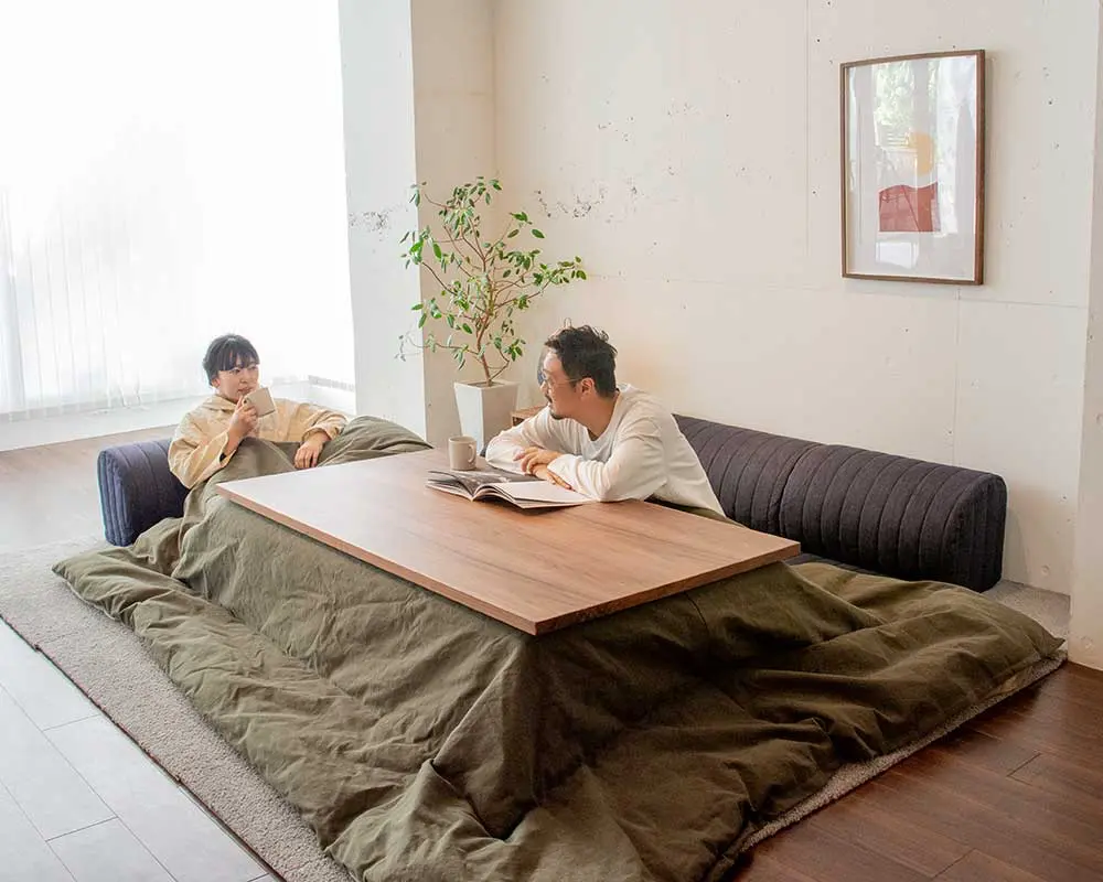 スキップ1ミニソファ こたつや和室に合うローソファ