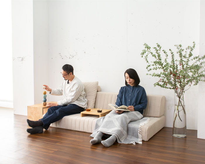 組み合わせ自由なつみきソファ