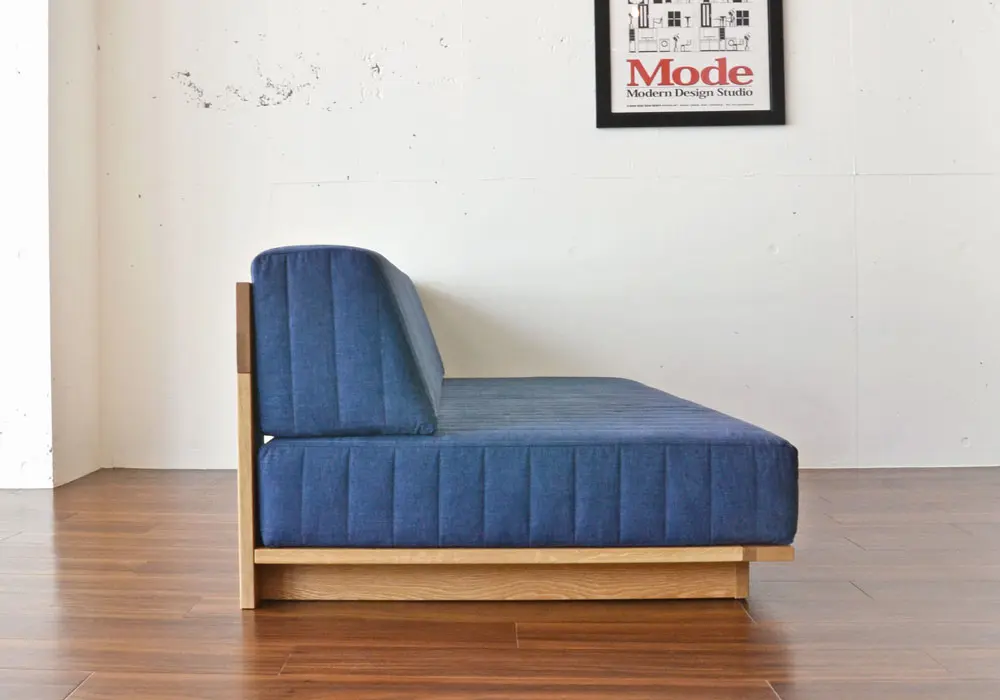 つみきソファ 美しいデザインのウッドフレーム