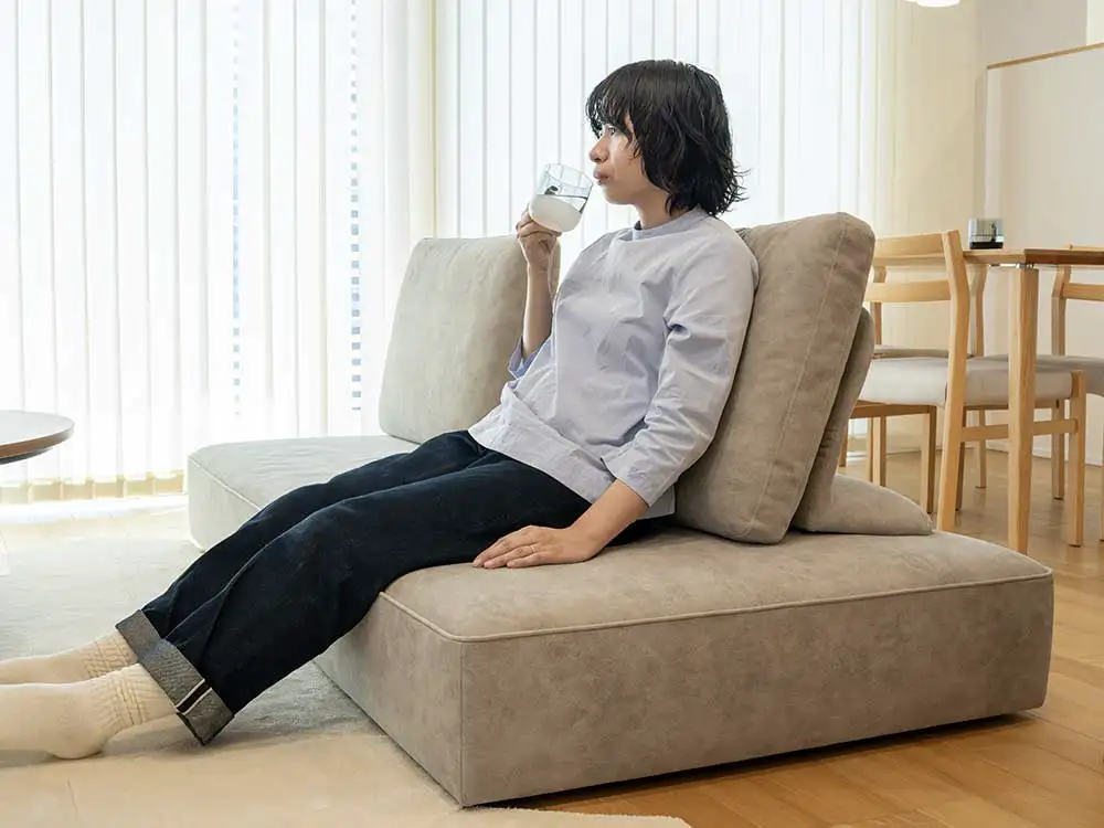 ローソファ専門店HAREM アイランドソファのローソファ ウィズソファ