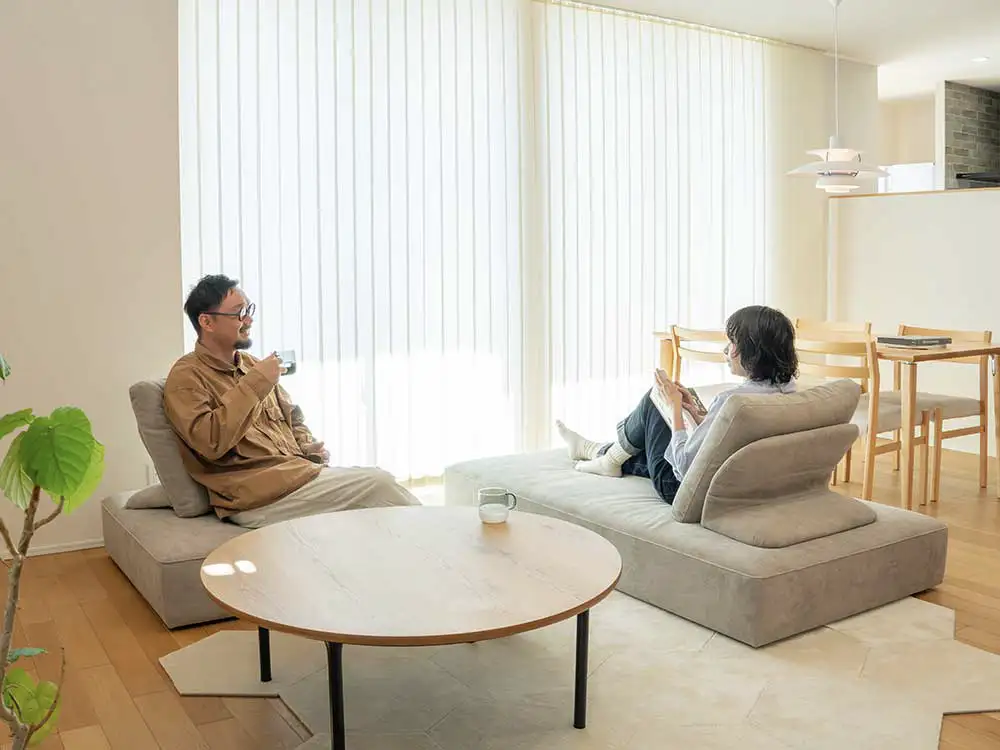 ローソファ専門店HAREM アイランドソファのローソファ ウィズソファ