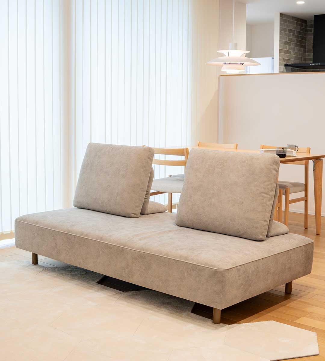 ちょうどいいを叶えるアイランドローソファ ウィズソファ