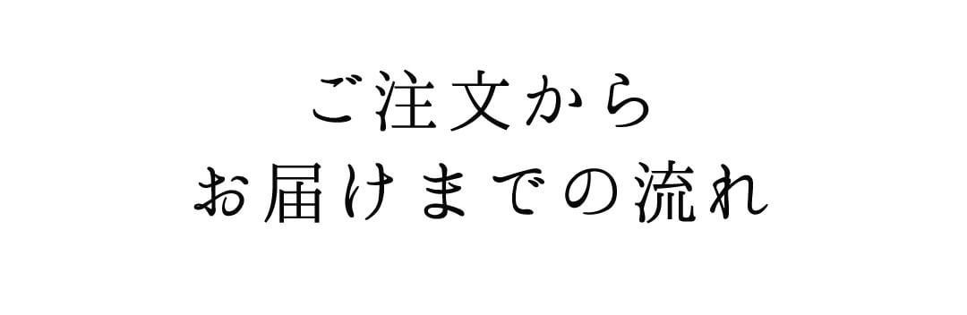 ご注文からお届けまでの流れ【スマートフォン用サイズ】