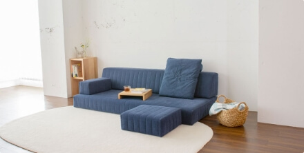 こたつや和室、畳にも合わせやすいローソファー「PICASSO SOFA」の商品 