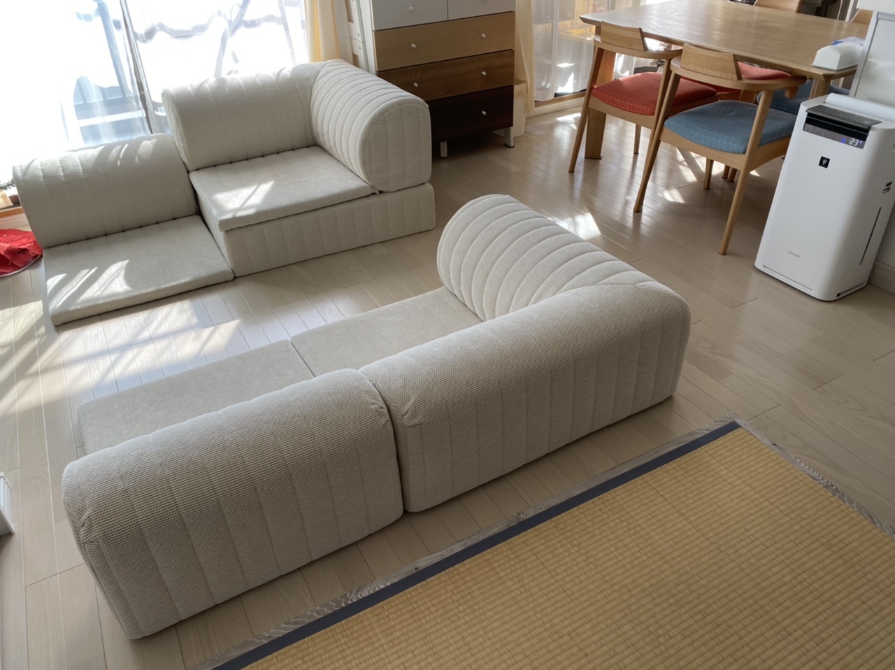 HAREM SKIP 1 MINI SOFA スキップソファ ローソファ 床-