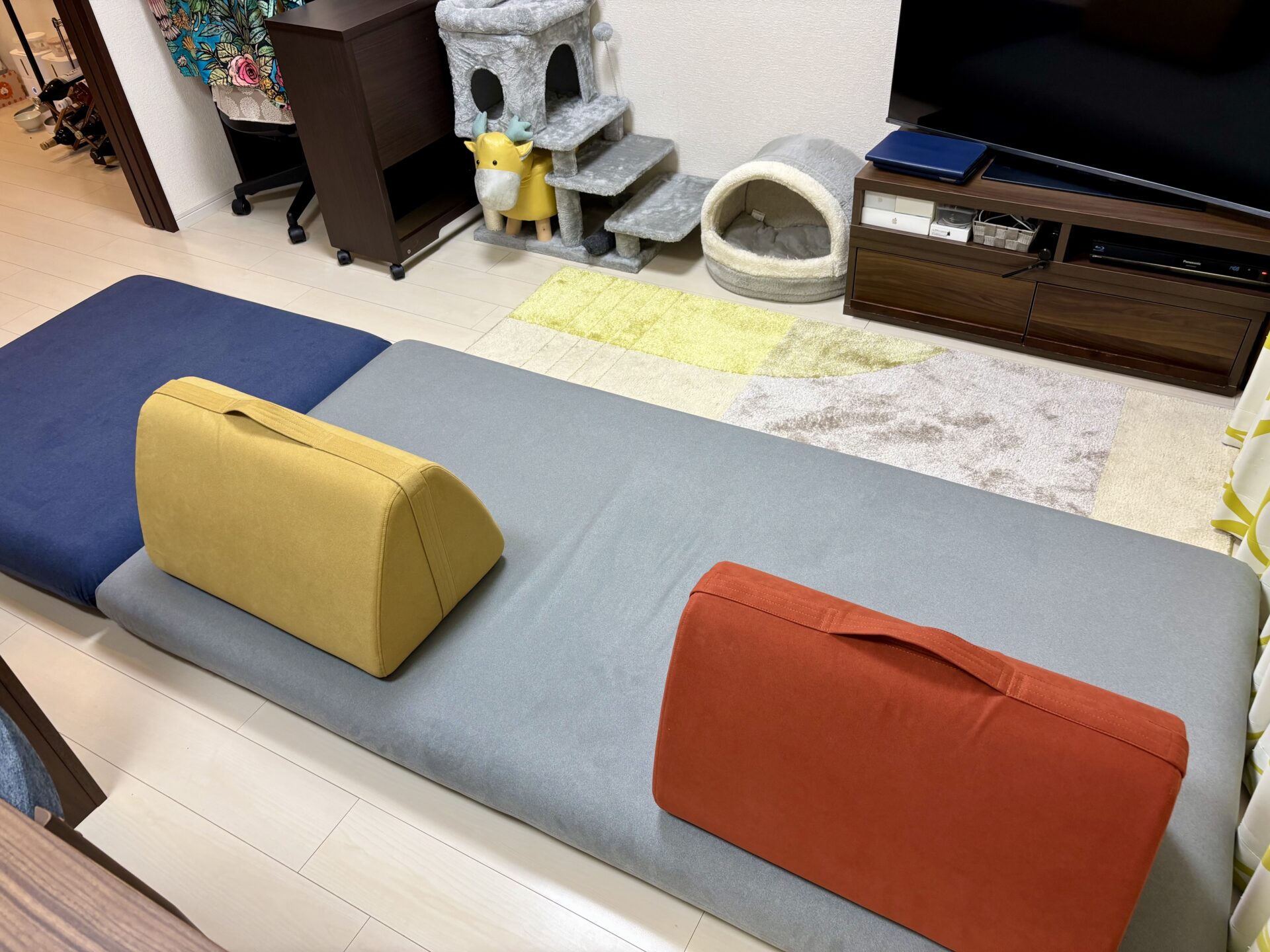 キャリーソファ 店舗限定カラー 2人掛けローソファ ローソファー