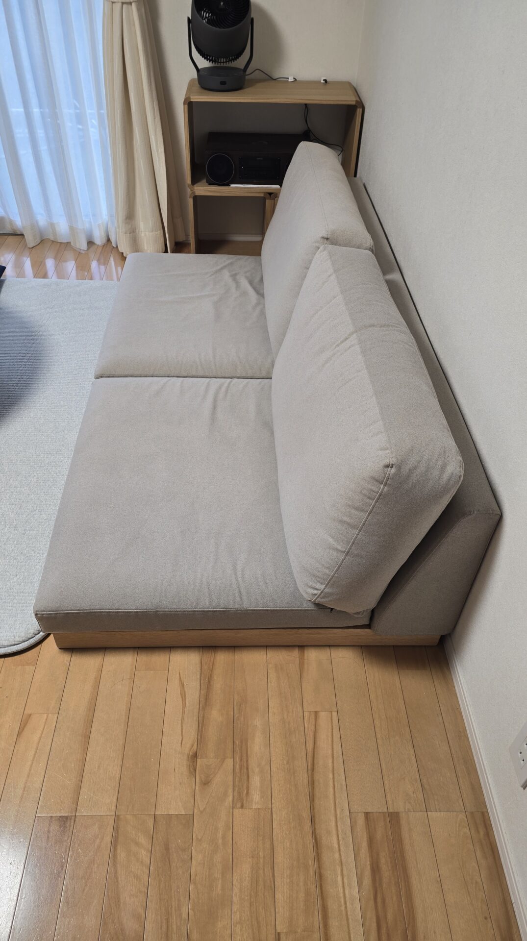 カーヤソファ 店舗限定カラー 3人掛けローソファ ローソファー