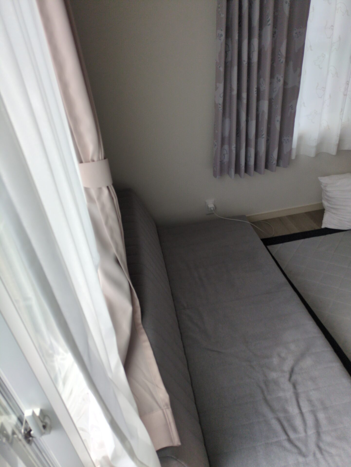 つみきソファ ライトグレー 2人掛けローソファ ローソファー