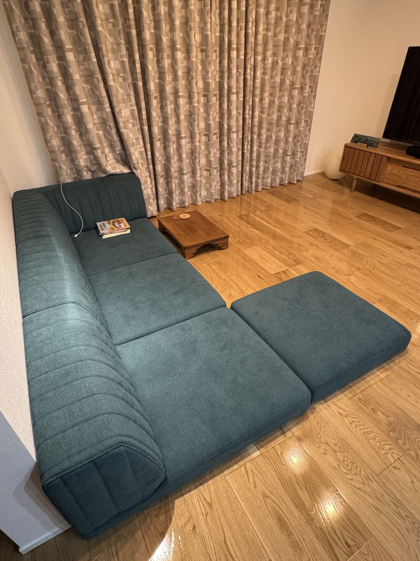 ピカソソファ マーメイド 3人掛けローソファ ローソファー