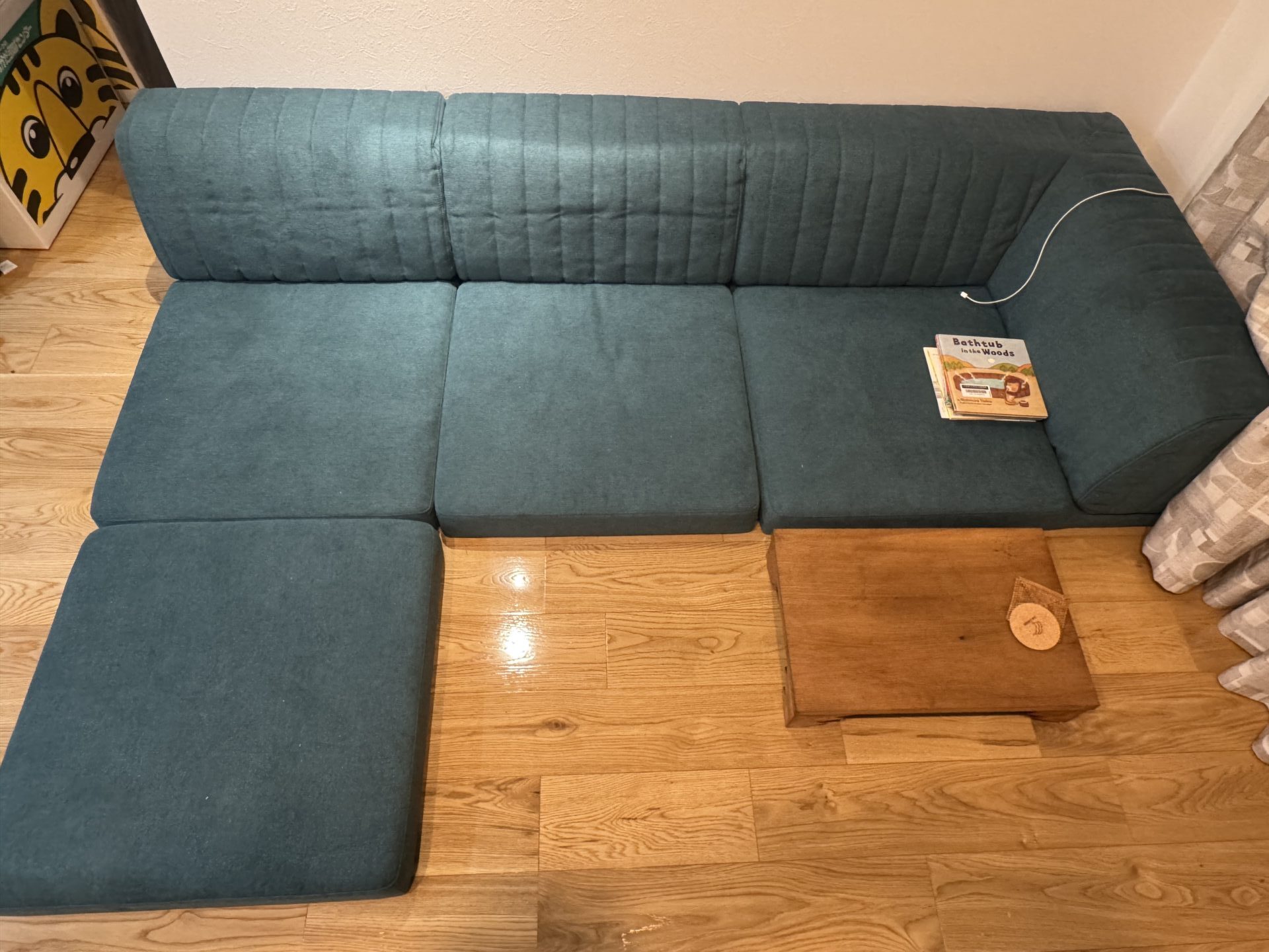 ピカソソファ マーメイド 3人掛けローソファ ローソファー