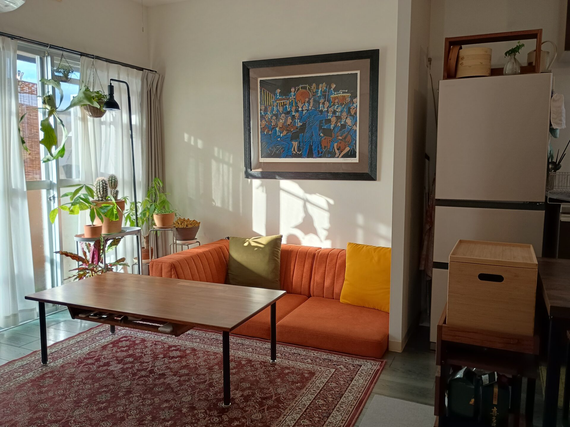 ピカソソファ パンプキン 2人掛けローソファ ローソファー