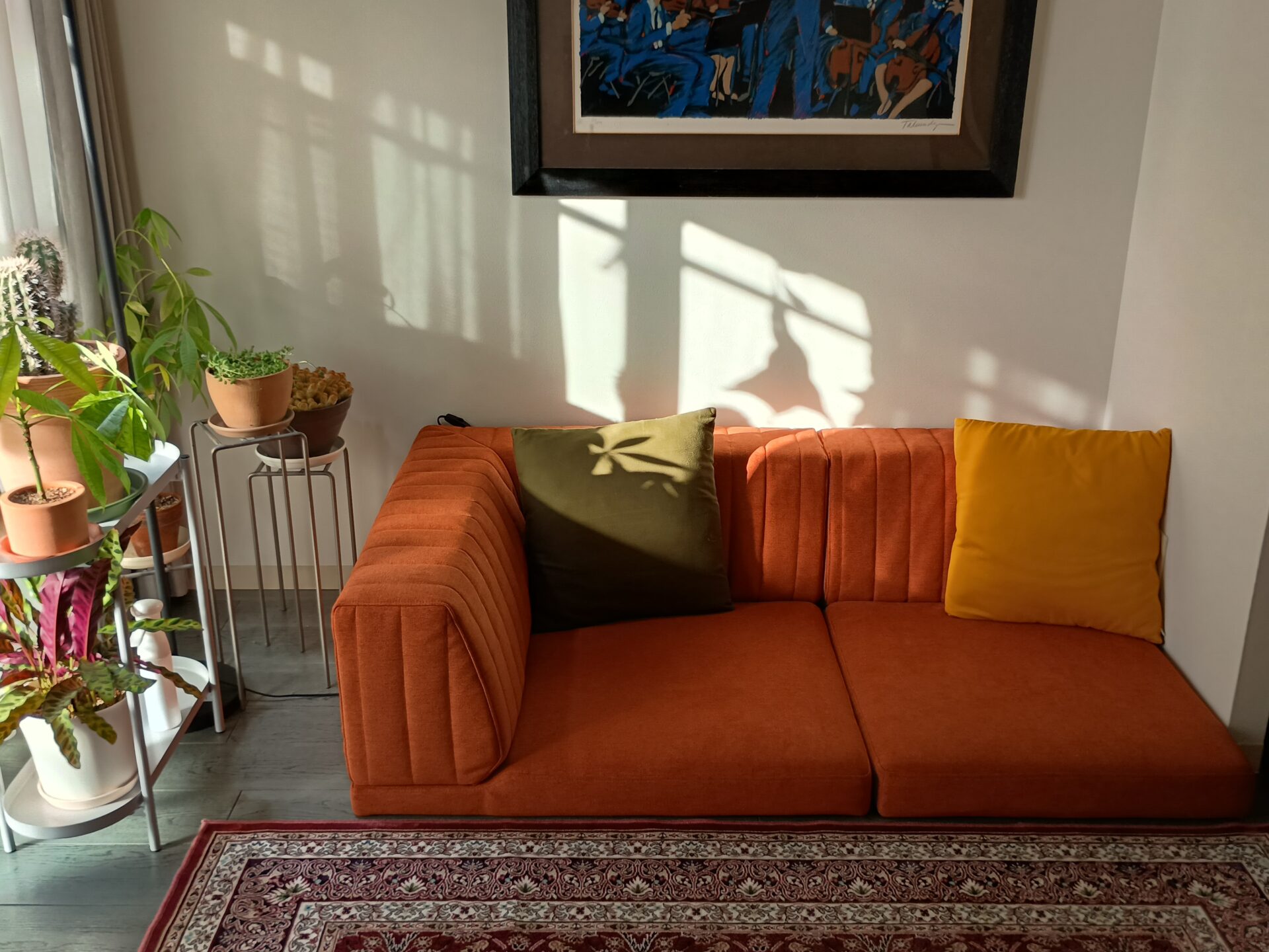 ピカソソファ パンプキン 2人掛けローソファ ローソファー