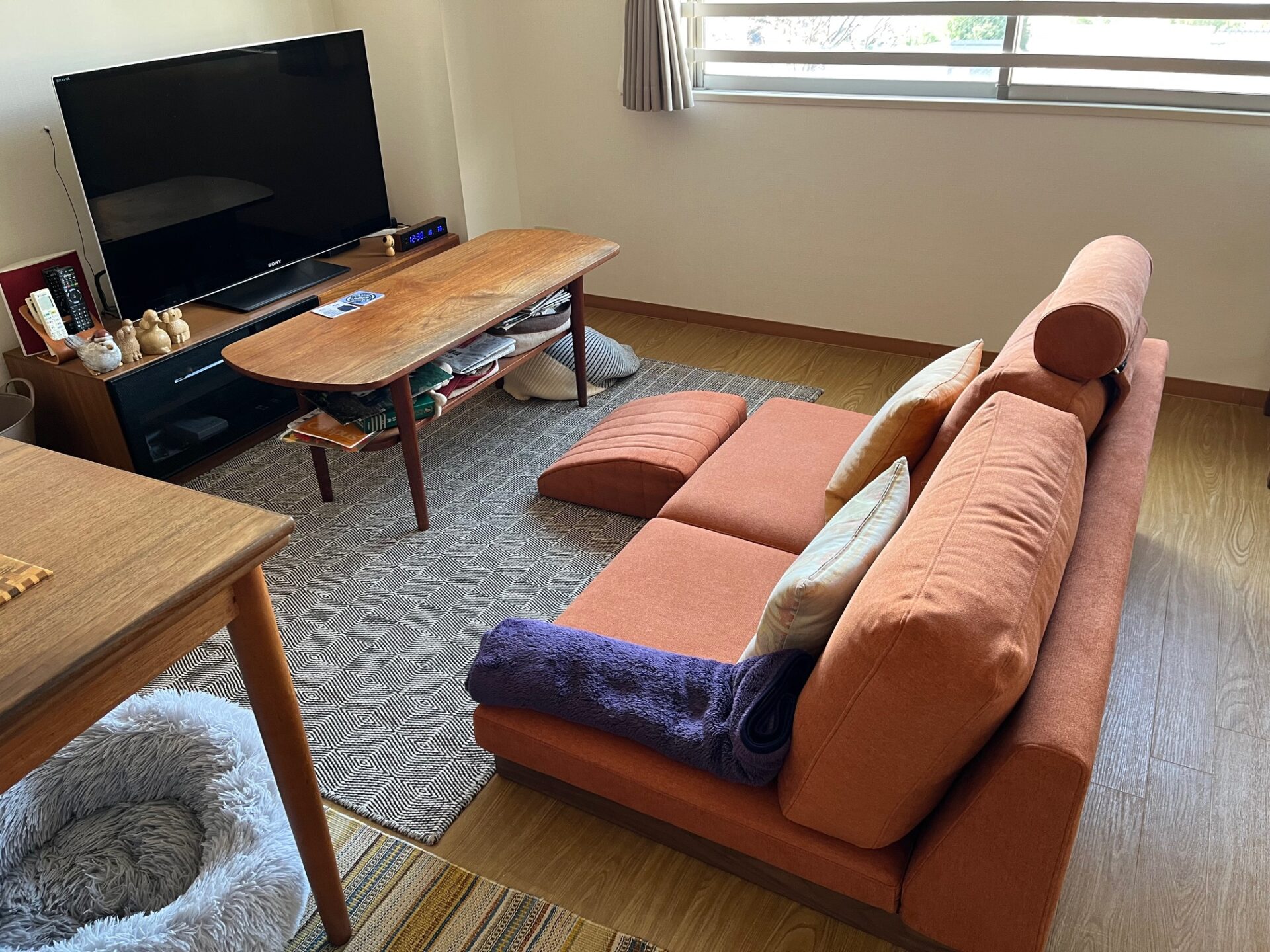 カーヤソファ パンプキン 2人掛けローソファ ローソファー