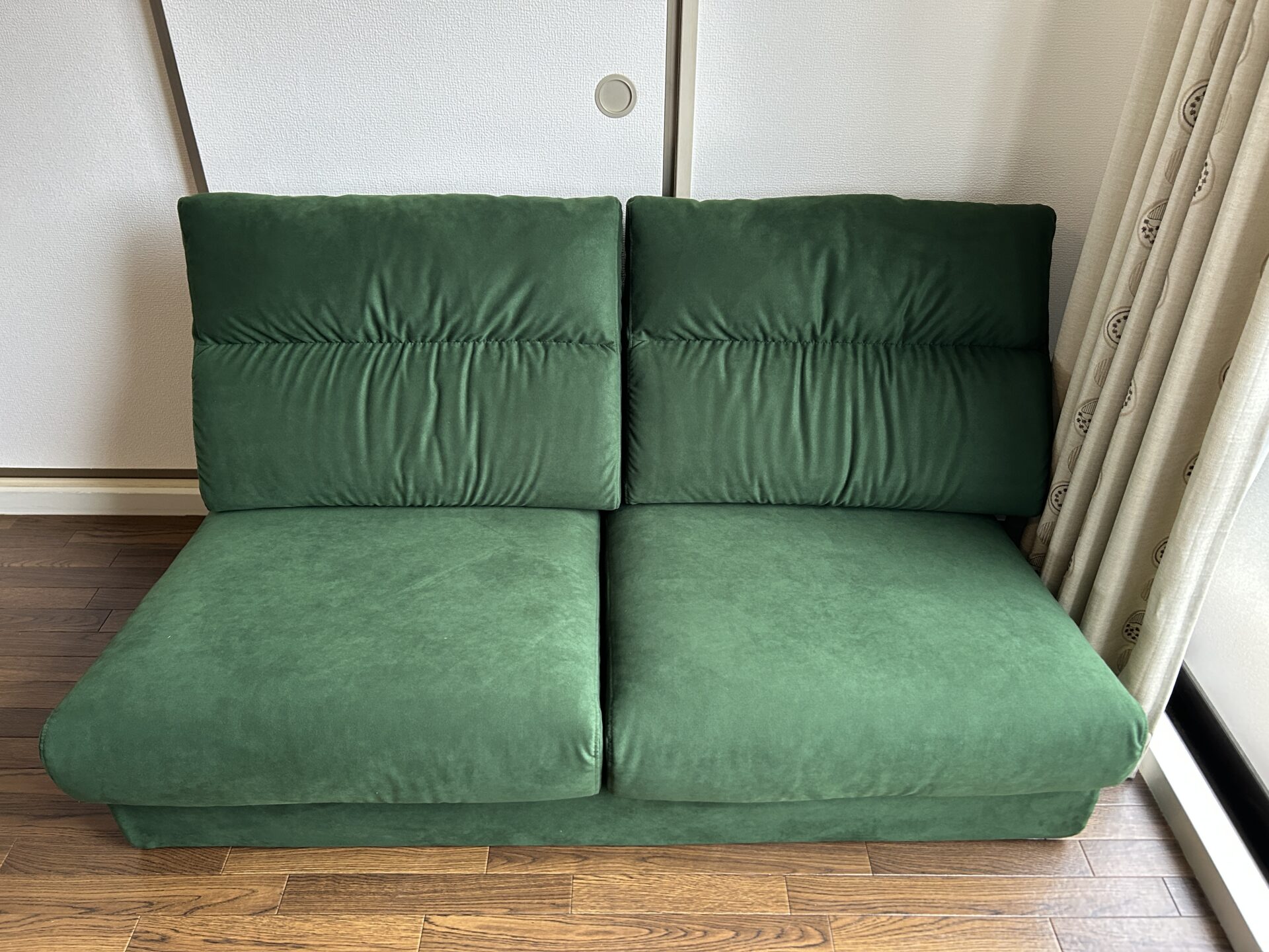 パルフィソファ 店舗限定カラー 2人掛けローソファ ローソファー