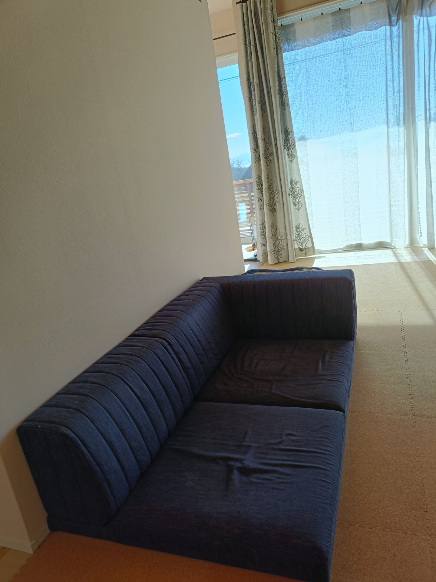 ピカソソファ ミッドナイト 2人掛けローソファ ローソファー