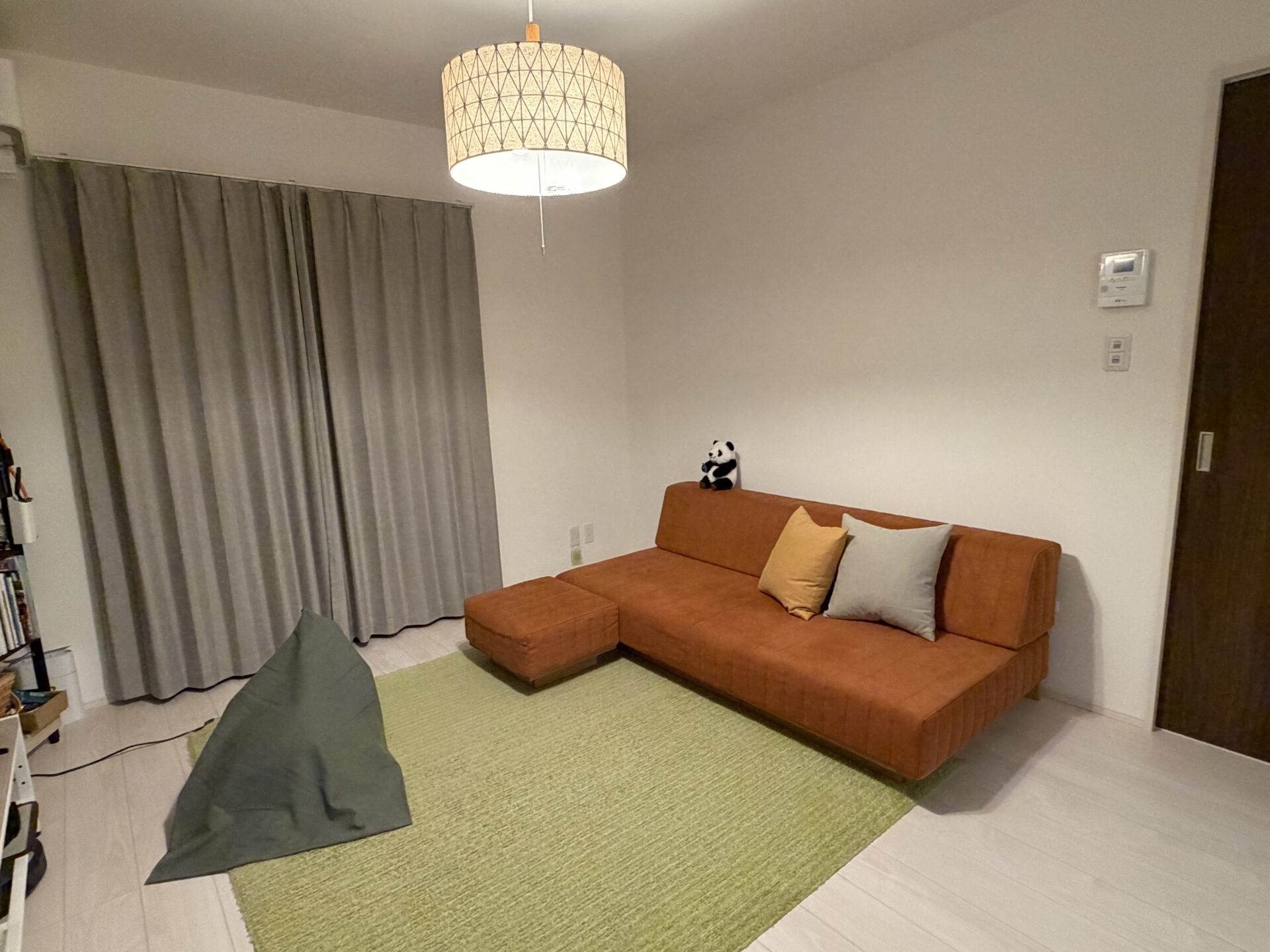 つみきソファ パンプキン 3人掛けローソファ ローソファー