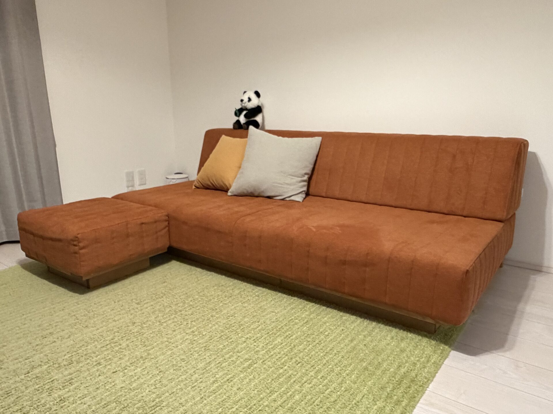 つみきソファ パンプキン 3人掛けローソファ ローソファー