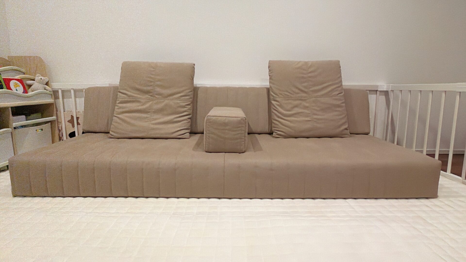 つみきソファ 店舗限定カラー 3人掛けローソファ ローソファー