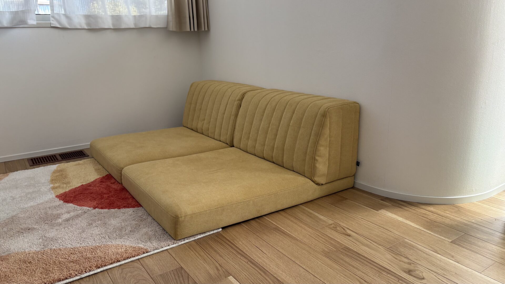 ピカソソファ コーン 2人掛けローソファ ローソファー