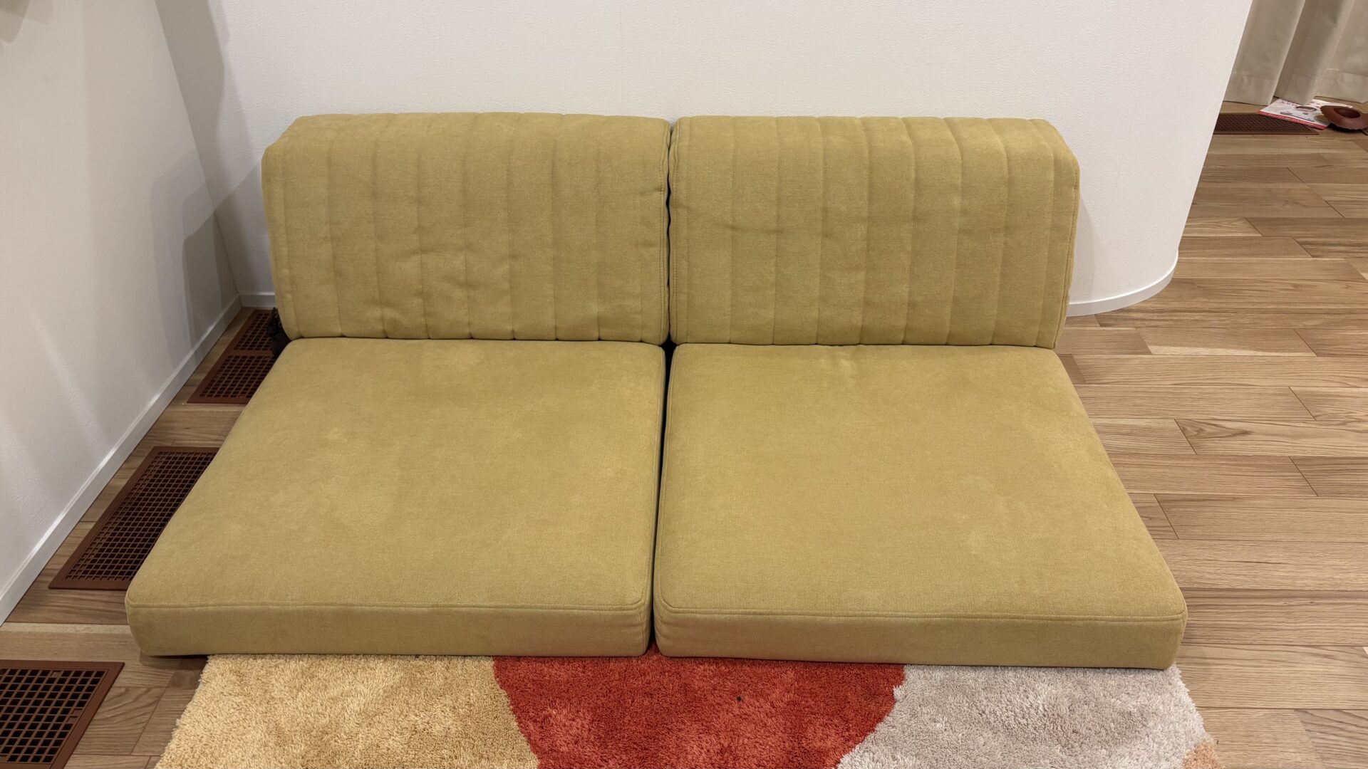 ピカソソファ コーン 2人掛けローソファ ローソファー