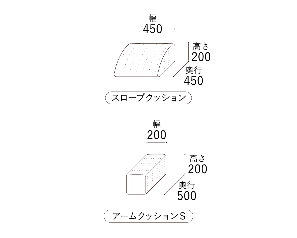 コーナーローソファ、つみきソファ画像